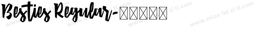 Besties Regular字体转换